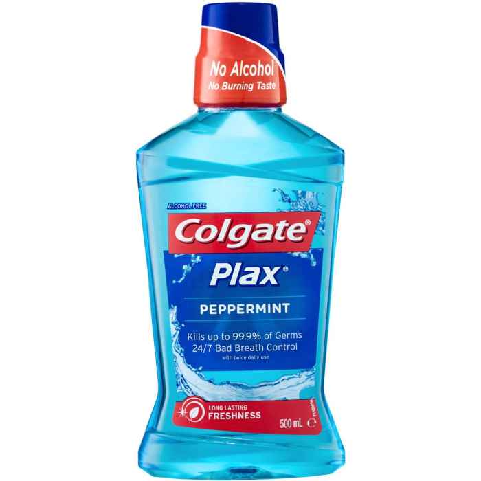 colgate peppermint mouthwash